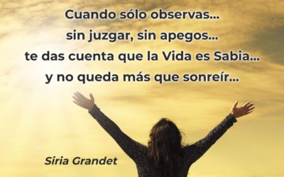 Cuando solo observas…